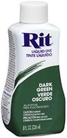 Rit, Liquid Dye, 236 ml/8 oz, Dark Green