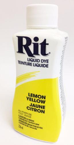 Rit, Liquid Dye, 236 ml/8 oz, Lemon Yellow