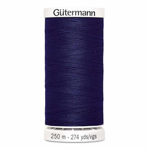 Gutermann thread, polyester. 250m. #272 navy.