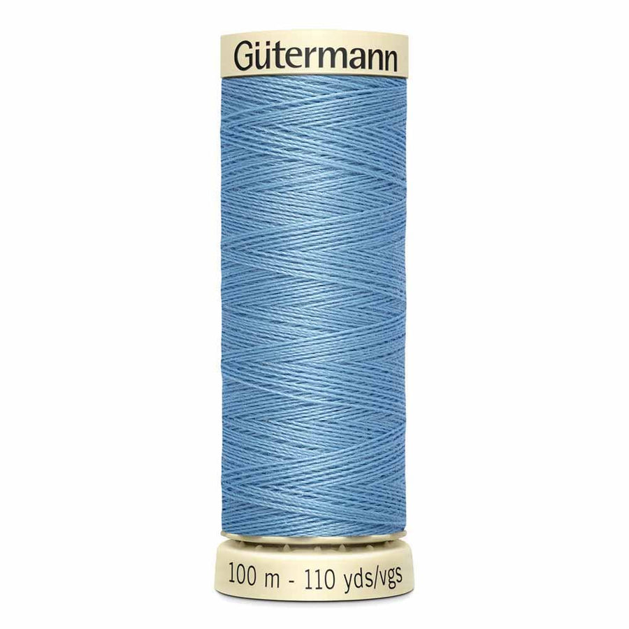 Gutermann thread, polyester. 100m. #227 sky blue.