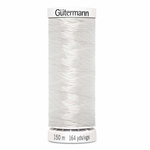 Gutermann thread, 100% Nylon, 150m, #111, Invisible (clear)