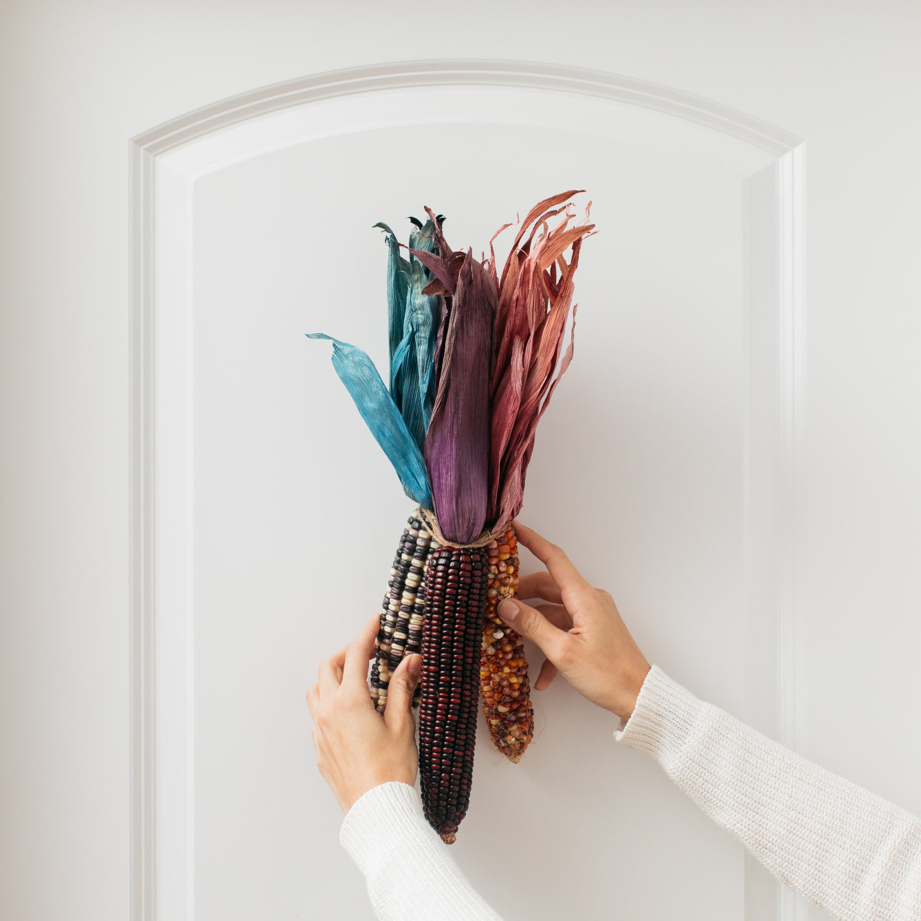 Dyed Corn Husks