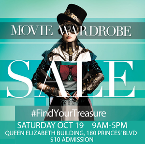 WOTEVER WILL BE AT THE CAFTCAD MOVIE WARDROBE SALE – COME VISIT OUR BOOTH!