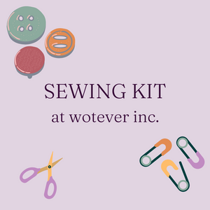 Start or restock your sewing kit at wotever inc.