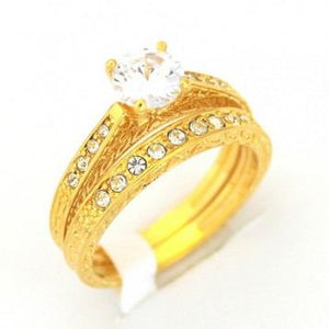 Costume Engagement Rings - Gold