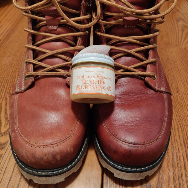 clapham's beeswax leather dressing Leather Dressing Balm 1oz