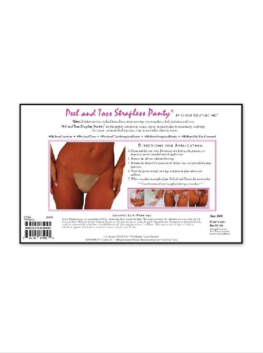 Shibue Disposable Strapless Adhesive Thong Women's - wotever inc.