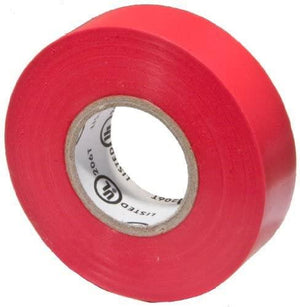 PVC Tape Red on white background