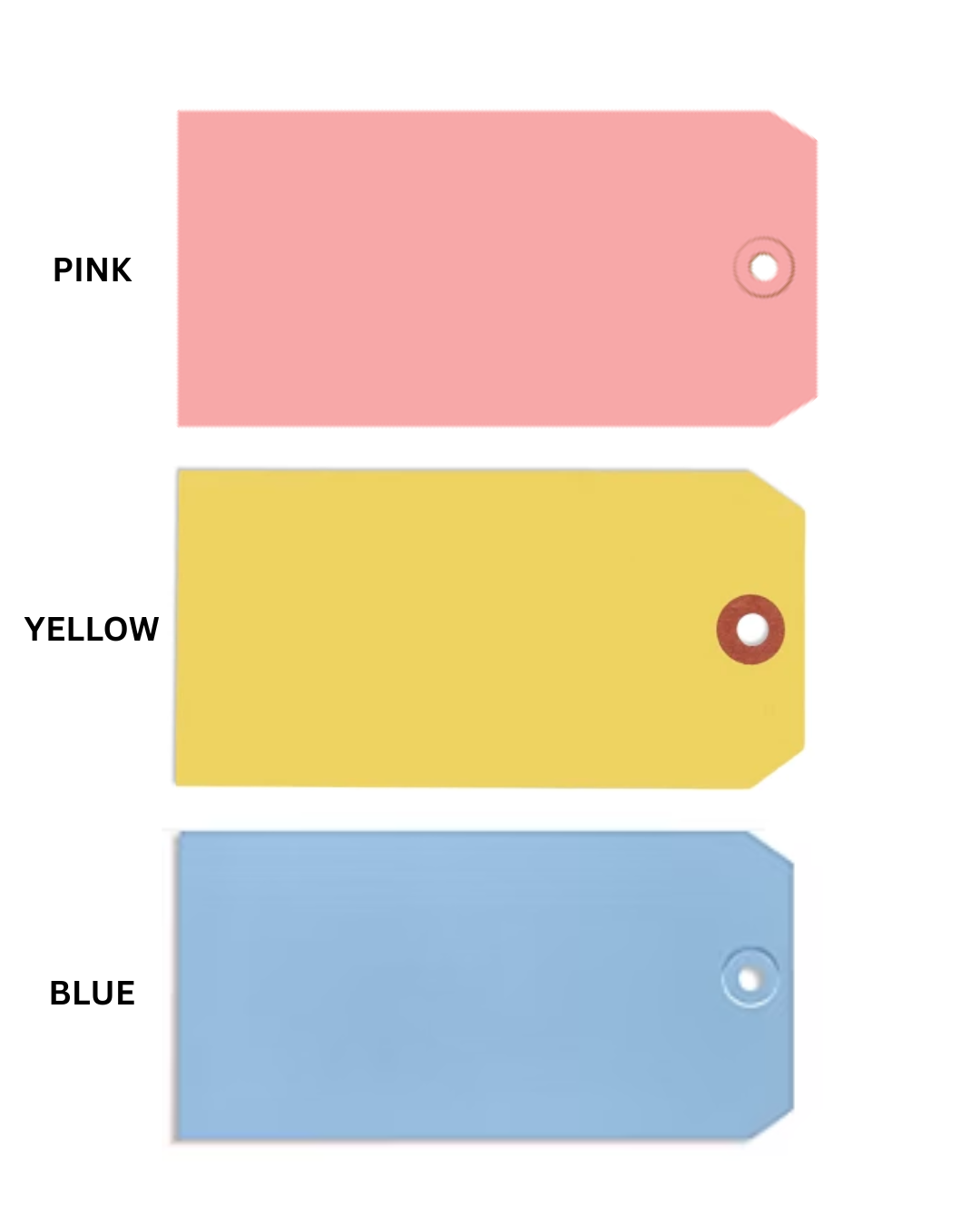 N/N Shipping Tags #8 Colours