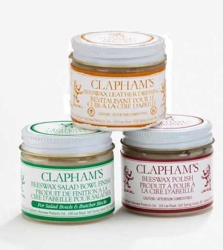 Clapham's 3 Pack Gift Box with Leather Dressing - wotever inc. Clapham's 3 Pack Gift Box with Leather Dressing - wotever inc.
