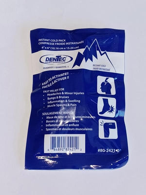 Dentec Instant Single Use Cold Packs - Small - 60 Box