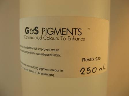 G&S Dyes, Resfix 920, 250 ml. bottle