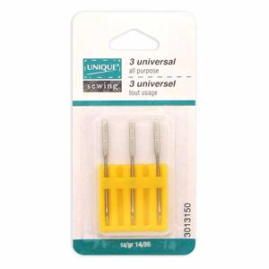 Unique Sewing Machine Needles 3 Pack, 14/90 Universal - wotever inc.