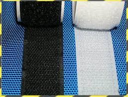 Hook tape Fasteners. 1" Adhesive. White.