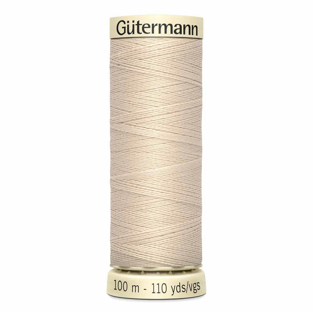 Gutermann Polyester Thread 100m #30 Bone