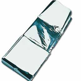 World Famous Emergency Foil Blanket, 80" x 52".