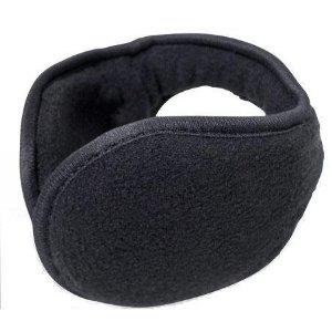 Butterfly Ear Muffs/Wrap Black Fleece