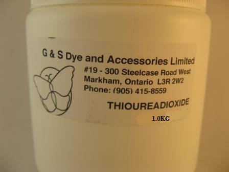G&S Dye Thiourea Dioxide - 1kg