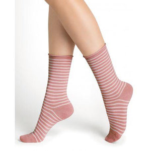 Bleuforet Women's Merino Wool Socks in Old Rose