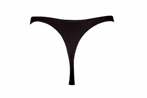 Thong briefs High waist - Black - Ladies
