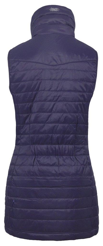 Skhoop Jen Ladies Long Down Vest with High Collar - wotever inc.