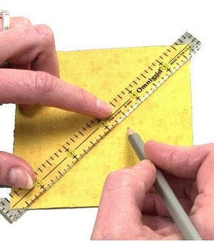 Omnigrid ruler set. 3 sizes, (4", 6", 12").