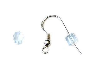 WOT Findings Clear Rubber Earring (Fish-hook) Stopper 6 Pack