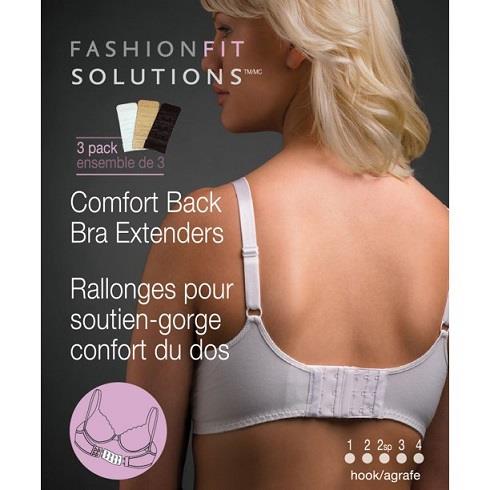 Fashion Essentials Bra-back Extender 3 pack - wotever inc.