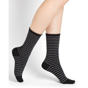Bleuforet Women's Merino Wool Socks in Black