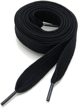 Braidlace Heavy Duty Shoe Laces - 54" Flat Black