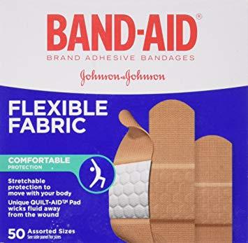 Band Aid Flexible Fabric 50 pack