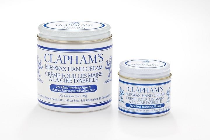 Clapham's Hand Cream with white background