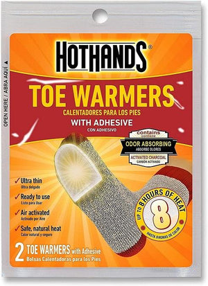 Hothands Toe Warmers - single pair in packaging