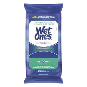 Wet Ones Wipes Travel Pack - Aloe and Vitamin E