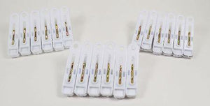 Home-Aide clothes pegs, plastic, 18 pack.
