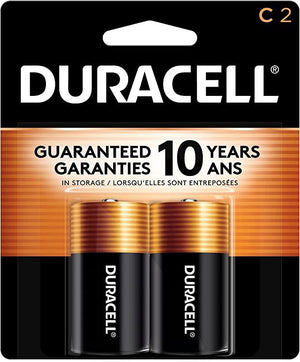 Duracell batteries "C", 2 pack