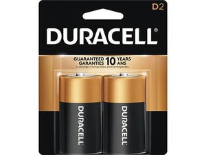 Duracell batteries "D". 2 pack