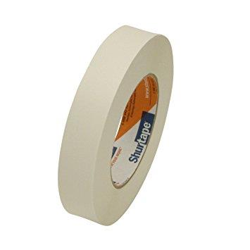 Shurtape® General Purpose Grade, Colored Masking Tape, Red, 24mm x 55m -  Case of 36