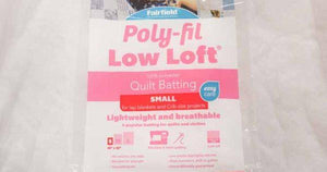 Fairfield Low Loft Quilt Batting Small Roll