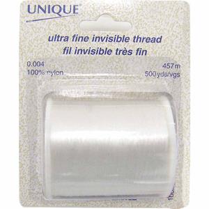 Invisible Thread 500yd-Clear, Pk 6, EZ Quilting 