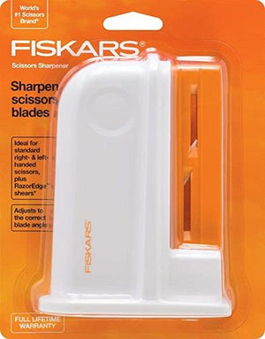 Fiskars scissors sharpener.