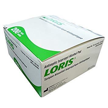 Loris Alcohol Pads - 200 Box