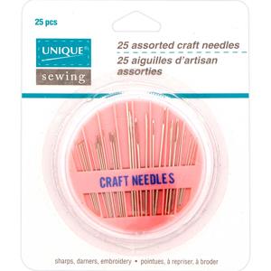 Unique Assorted Handsewing Needles, 25 pack