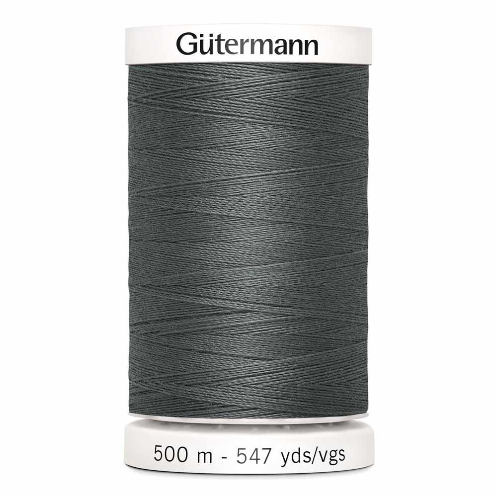 Gutermann thread, polyester. 500m. #115 grey.