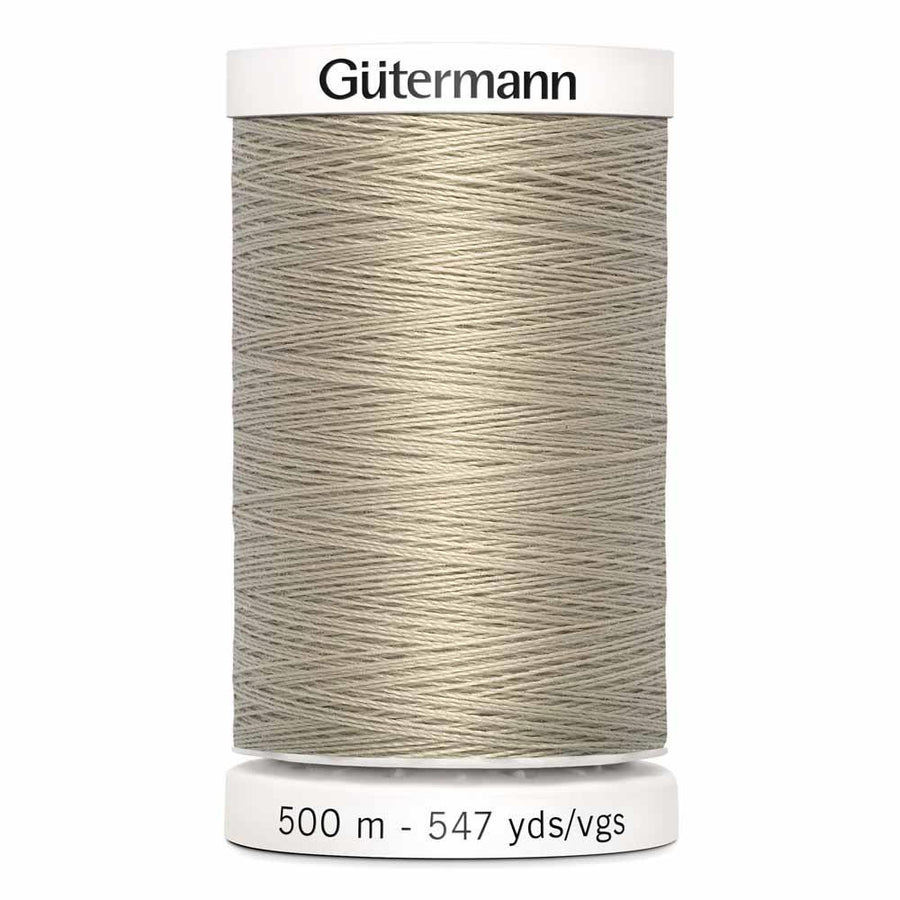 Gutermann thread, polyester. 500m. #506 beige.