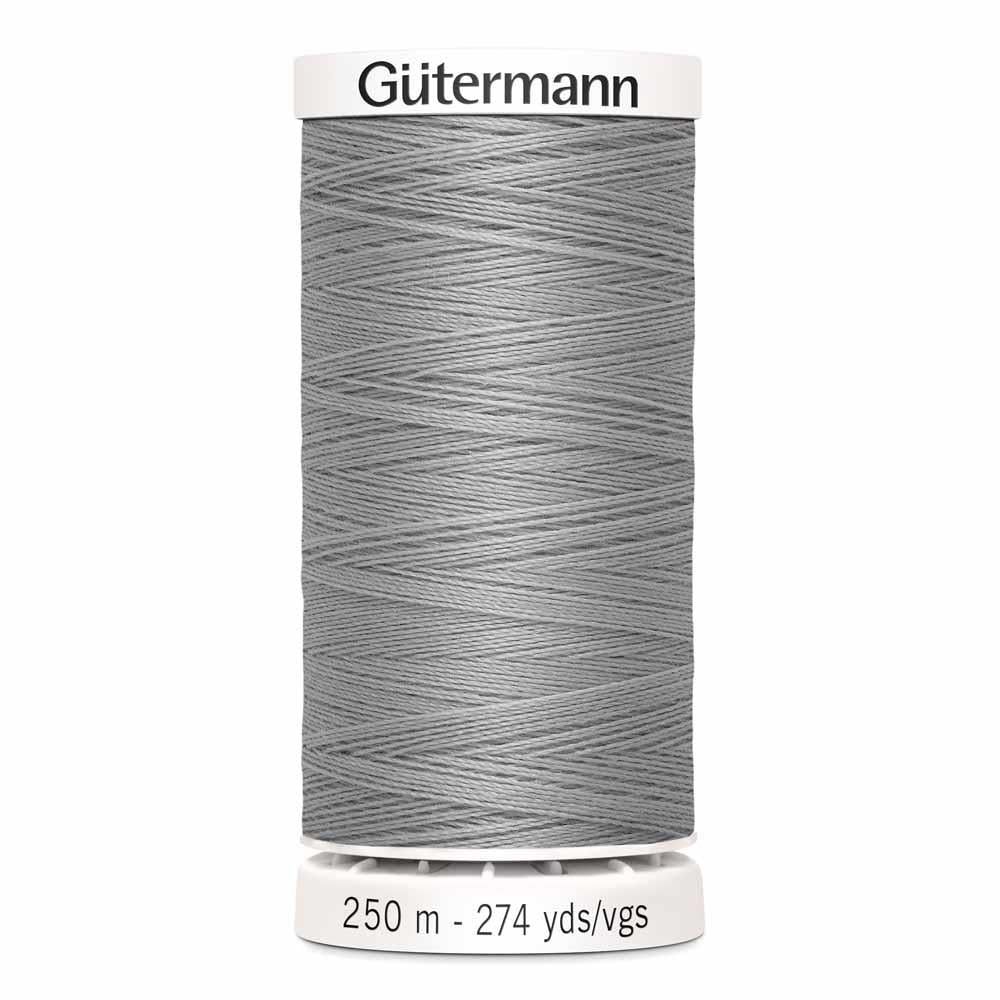 Gutermann thread, polyester. 250m. #102 lt.grey.