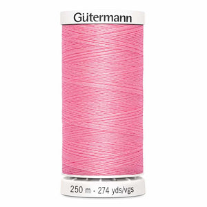Gutermann thread, polyester. 250m. #315 dawn pink.