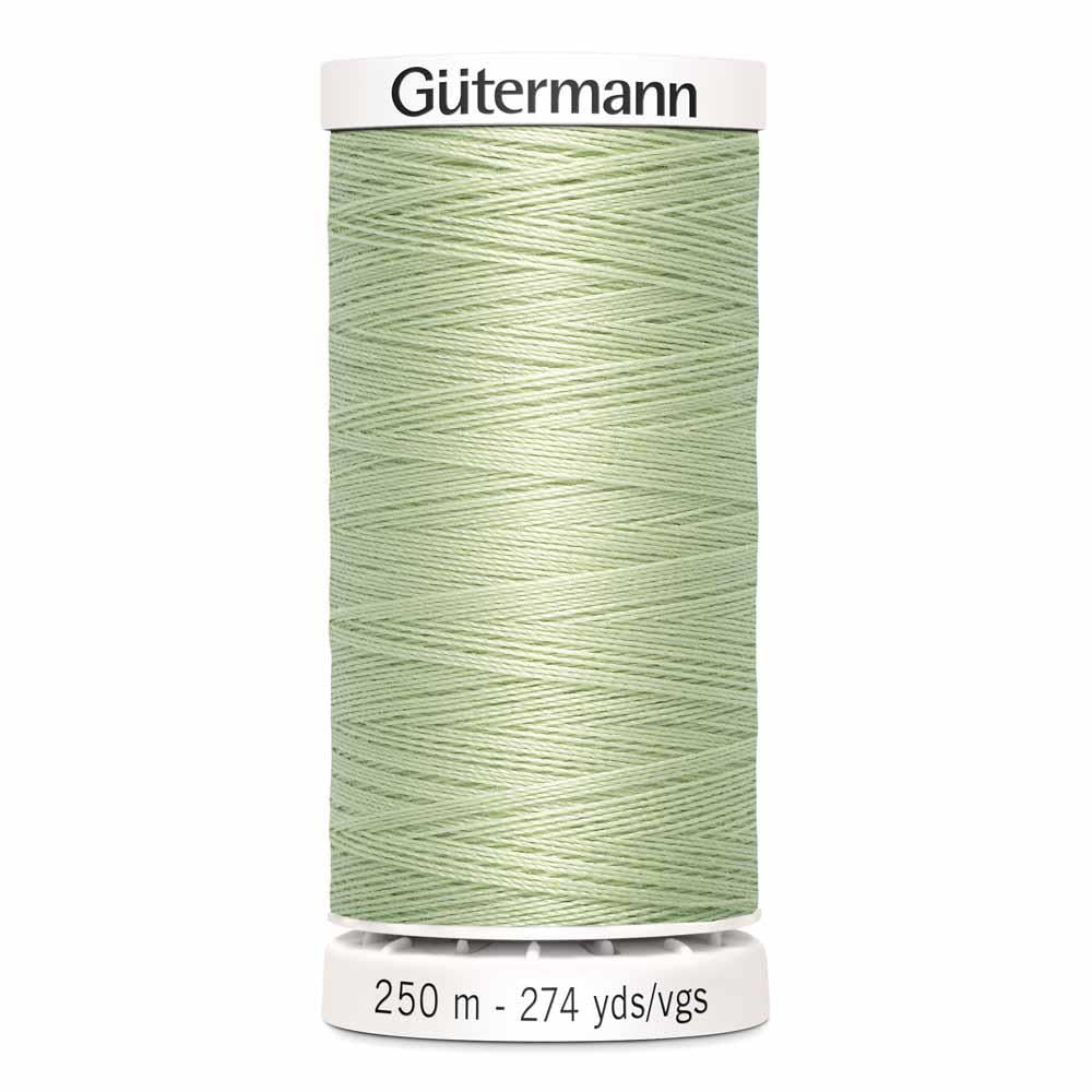 Gutermann thread, polyester. 250m. #521 lt.mint green.