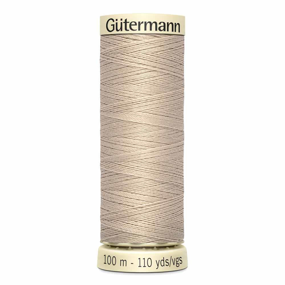 Gutermann thread, polyester. 100m. #506 linen.
