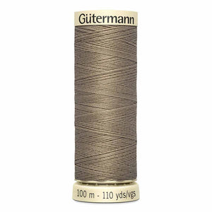 Gutermann thread, polyester. 100m. #524 tan.